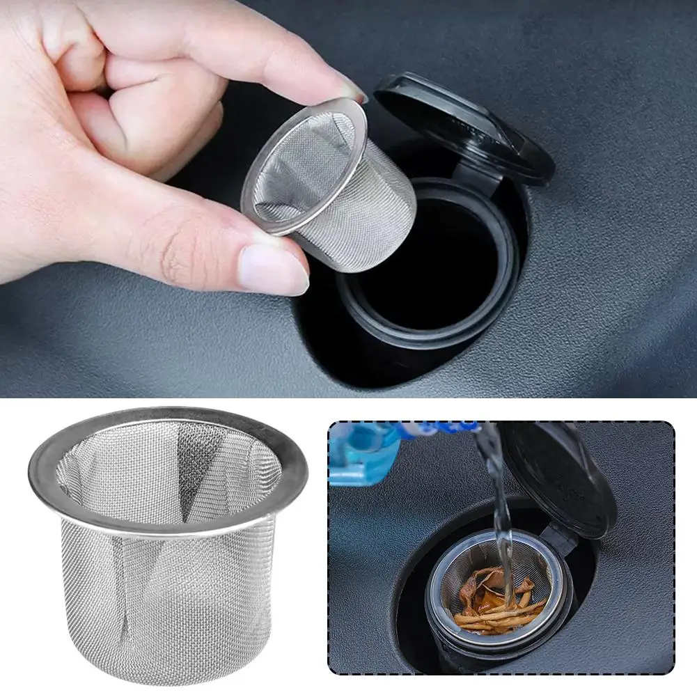 Para Tesla Model 3 Model Y: Filtro de red para el depósito de agua del limpiaparabrisas, filtro de red para el depósito del limpiaparabrisas del capó delantero, red para el embudo de llenado del depósito del limpiaparabrisas, accesorios prácticos para coc