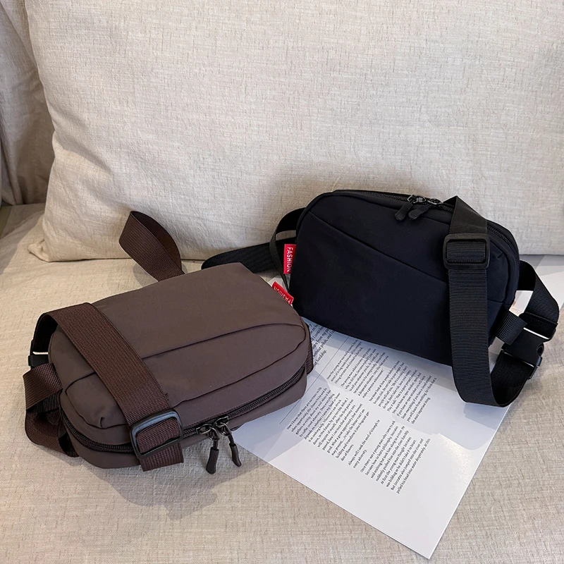 Neue Nylon-Brusttaschen, Bananentasche für Damen, Sling-Crossbody-Gürteltasche, Unisex-Hüfttasche, lässige Bauchtasche, hochwertige Gürteltasche – Detail 9