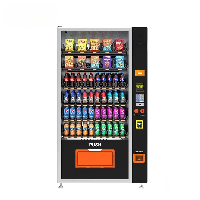 Multifunctional Vending Machine 24H Unmanned Snack  Beverage Dispenser  Smart Self-Service Commercial  Vending Equipment