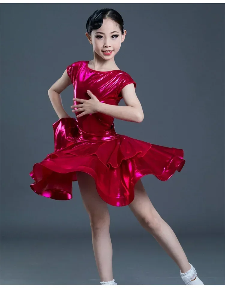 2020 ใหม่ชุดเต้นรําละตินสําหรับสาวละติน Salsa ชุดเด็กผู้หญิง Spandex Rumba Samba เด็กกระโปรง Salsa Tango เต้นรําบอลรูม