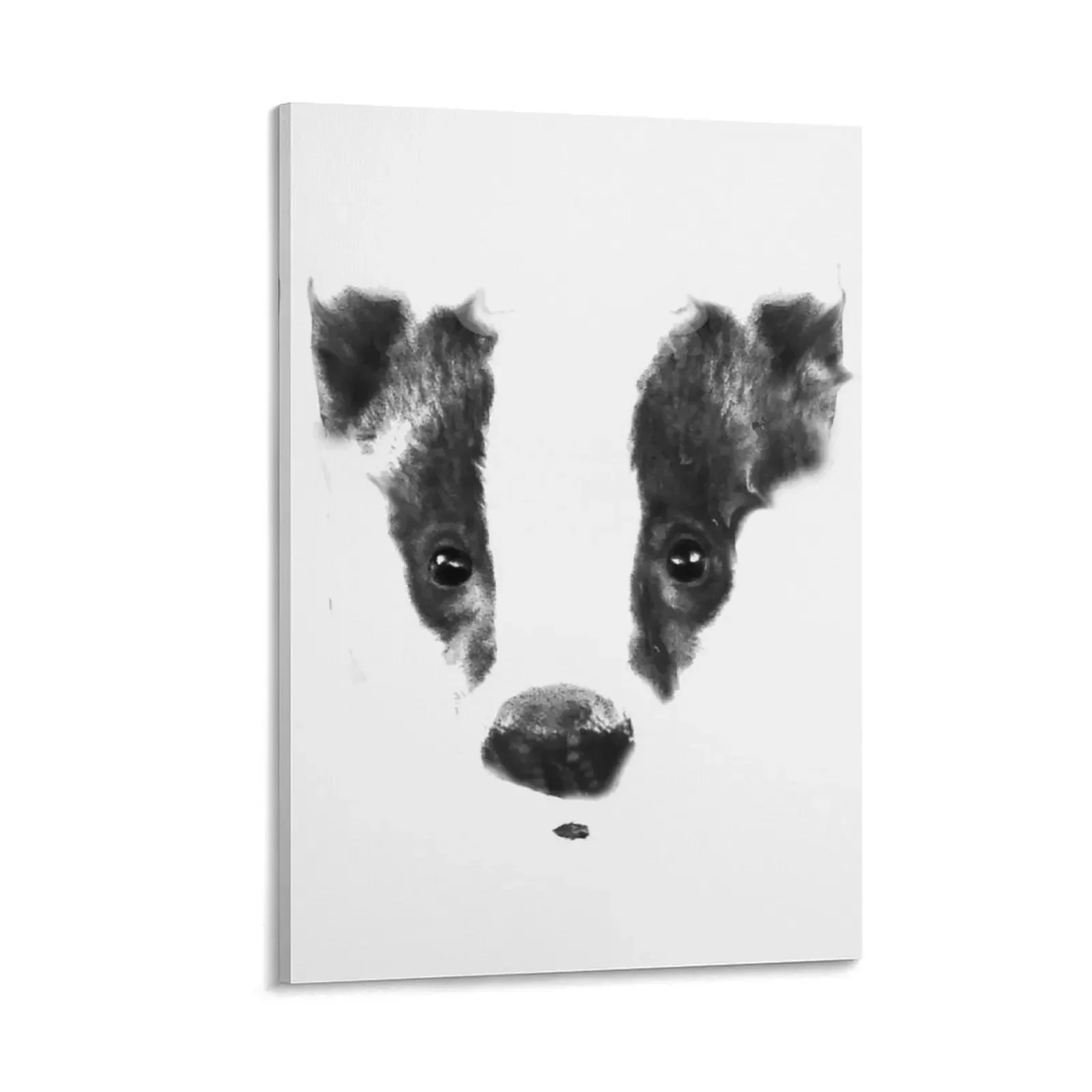 

Badger Face Canvas Painting poster mural room decorations for men Decorative painting for bedroom house decoration
