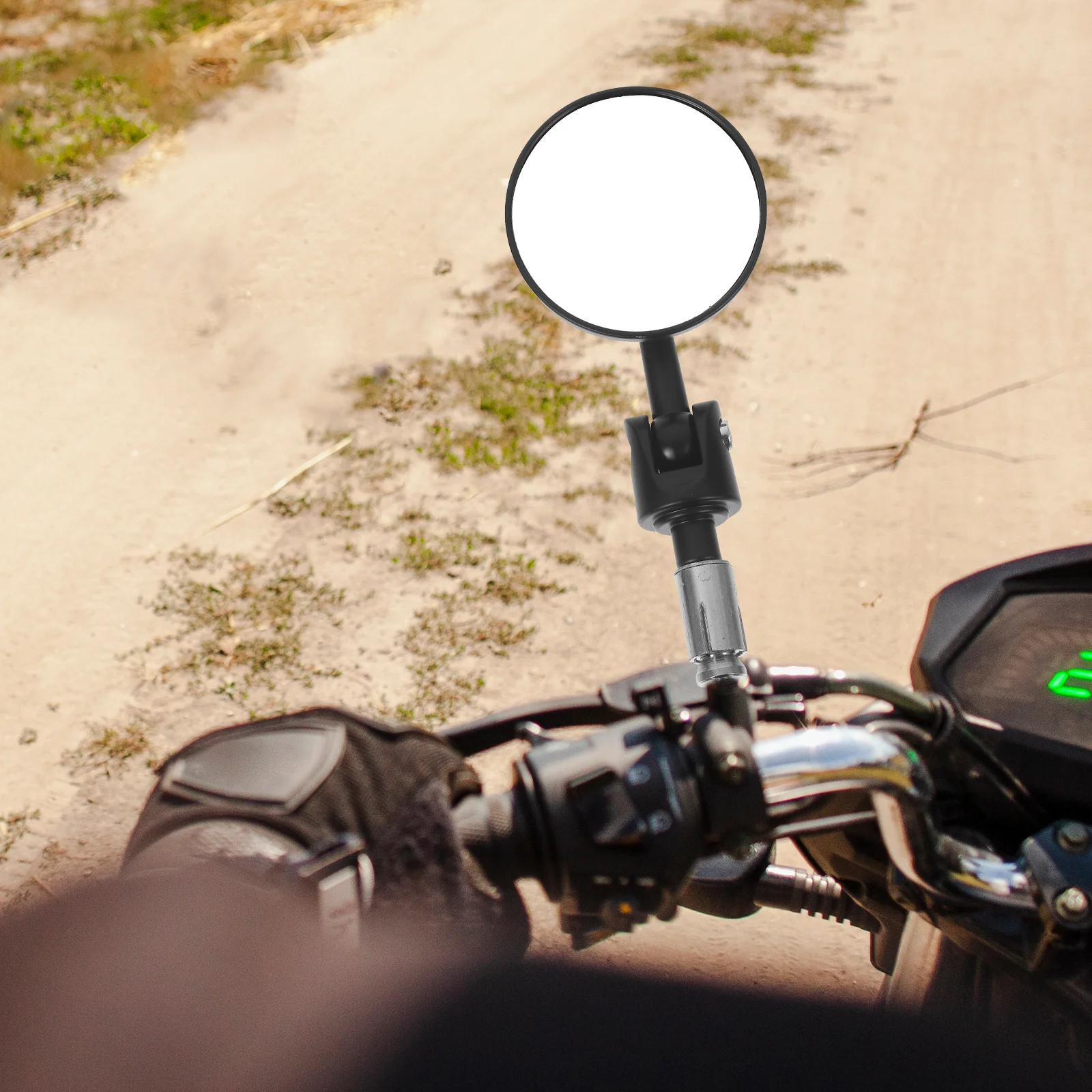 

2Pcs Bike Rear View Mirror Adjustable Design Clear Image Motorcycle Handlebar Mirrors Wrench Included Bike Rear View Mirror