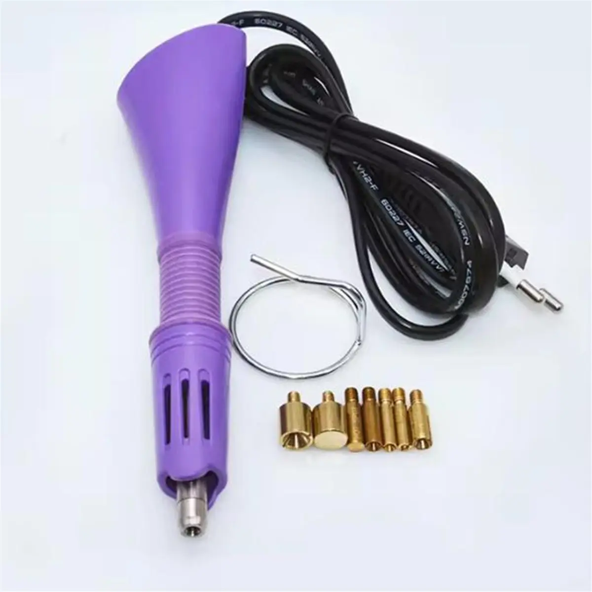 HOT Hot Melt Rhinestone Setting Tool, DIY Setting Pen, with Multiple Soldering Iron Tips, for Clothing and Bag Decoration EU Plu