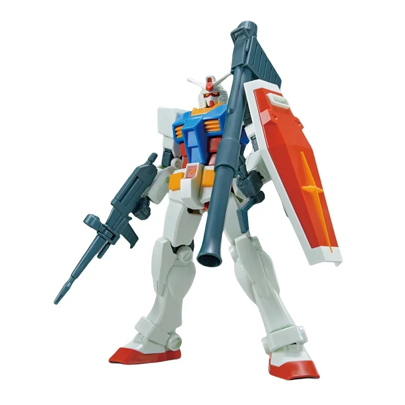 In Stock BANDAI ANIME 1/144 ENTRY GRADE EG RX-78-2 GUNDAM FULL WEAPON SET Assembly Plastic Model Kit Action Toys Figures Gift