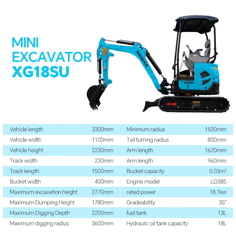 1 طن حفارة صغيرة حفارة مجنزرة مع صفقة مصنع مخصصة تسليم سريع حفارة محرك EPA Euro