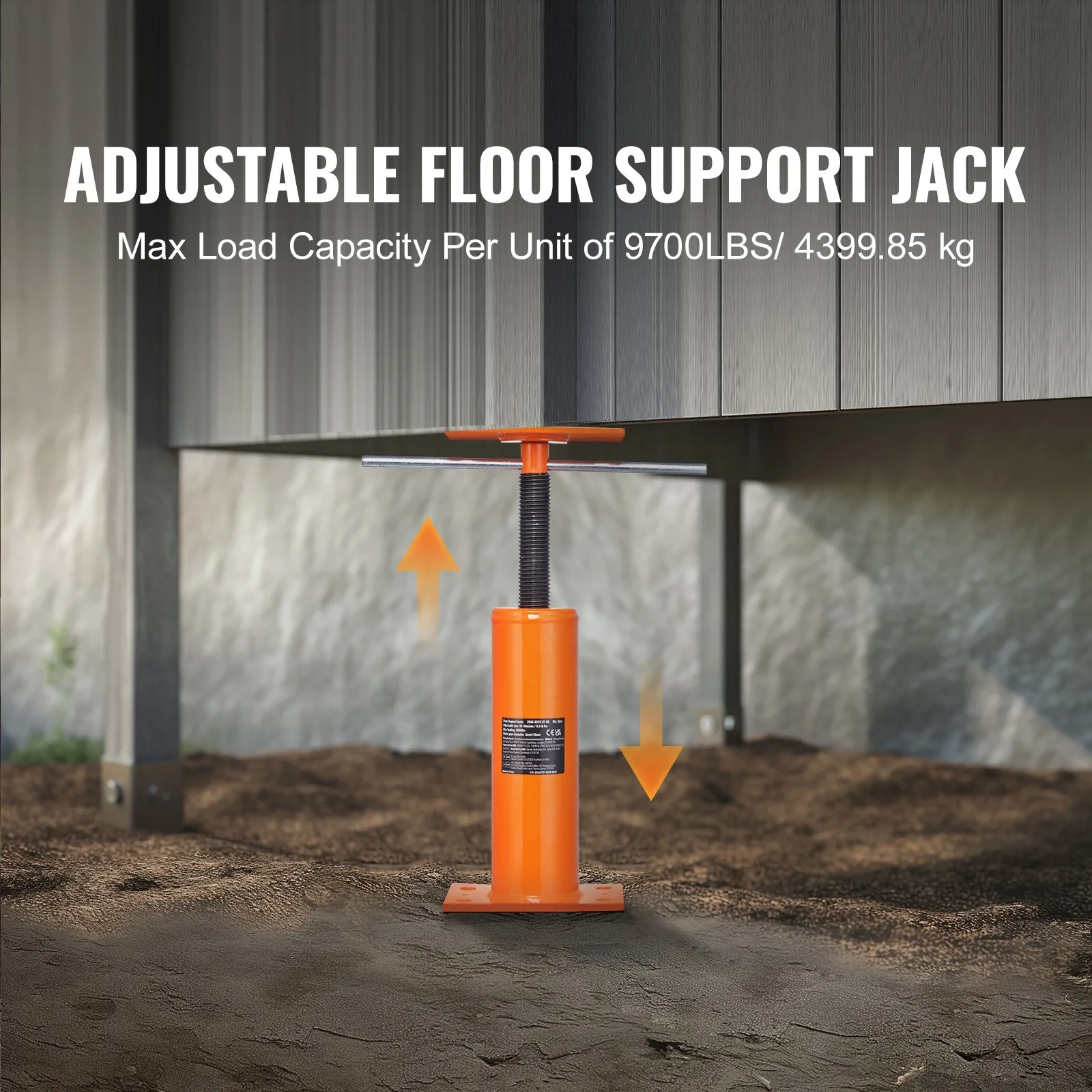 Adjustable Floor Jack Post House Floor Leveling Lift 12