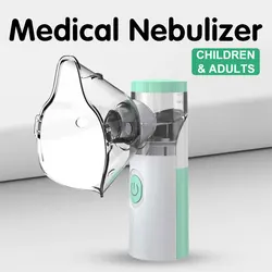 Medyczny cichy nebulizator siatkowy ręczny inhalator astmy Atomizer opieka zdrowotna dla dzieci Mini przenośny nebulizator nawilżacz