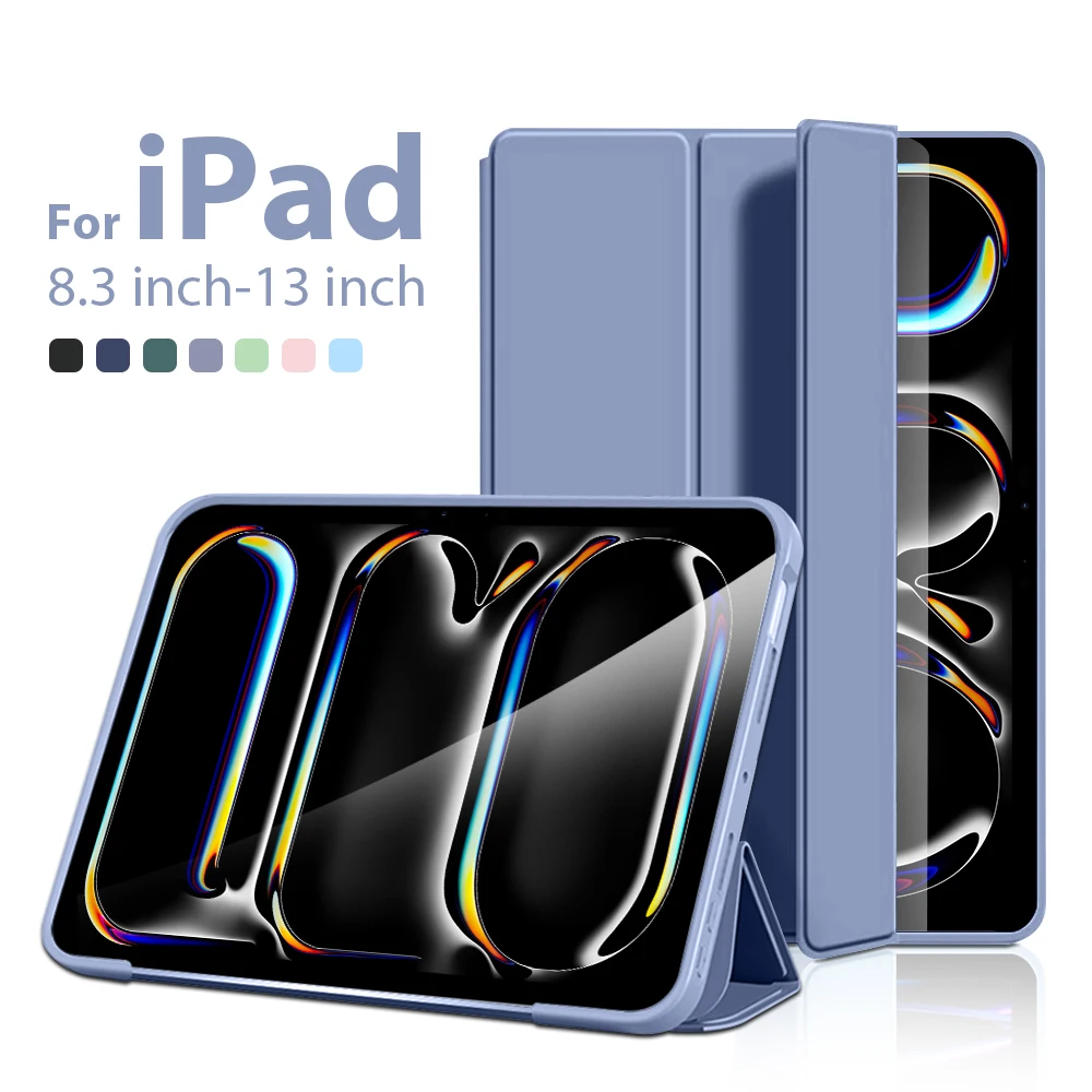 Case For iPad A16 Pro 13 11th M4 M5 12.9 Air 11 M2 M3 5 4 3 10 9 9th 10th 7th 8th Generation Mini 6 7 2024 2025 Protective Cover