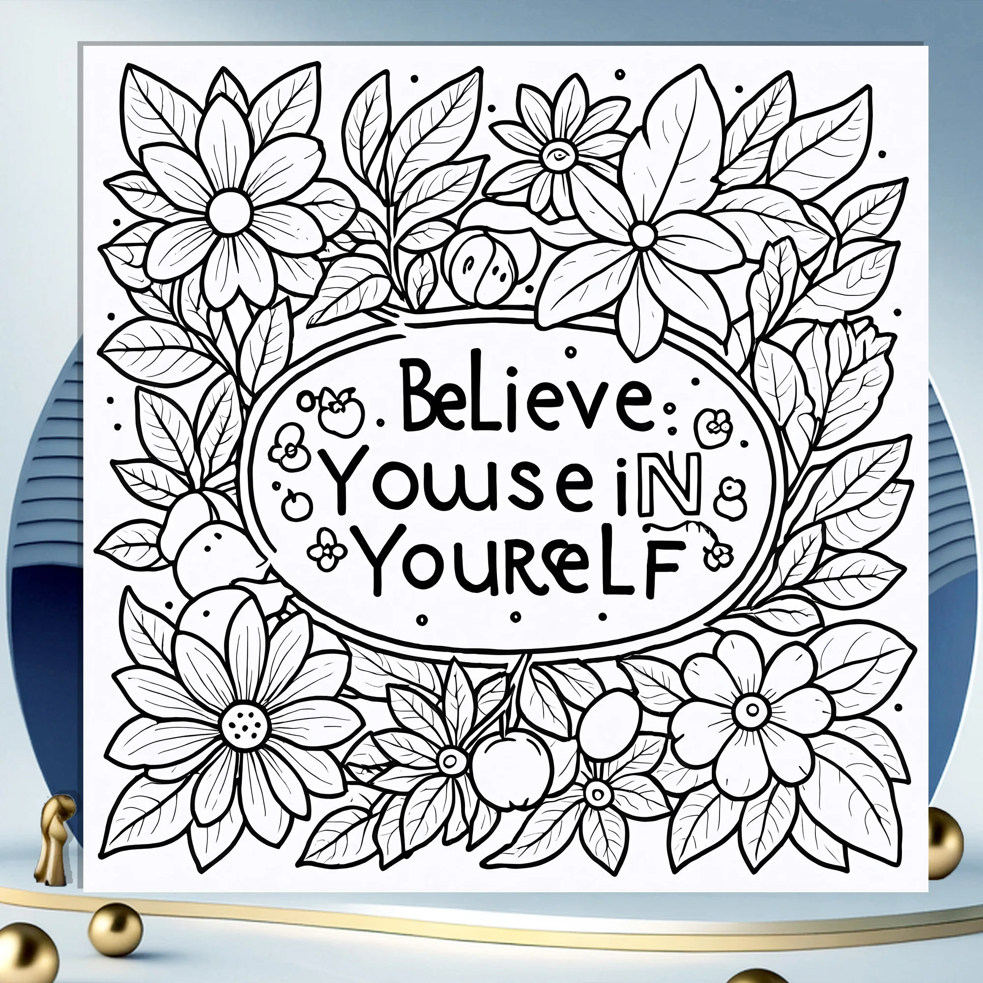 Bview Art Original Design Adult Coloring Book: Intricate Hand-Drawn Pages for Stress-Relieving Art