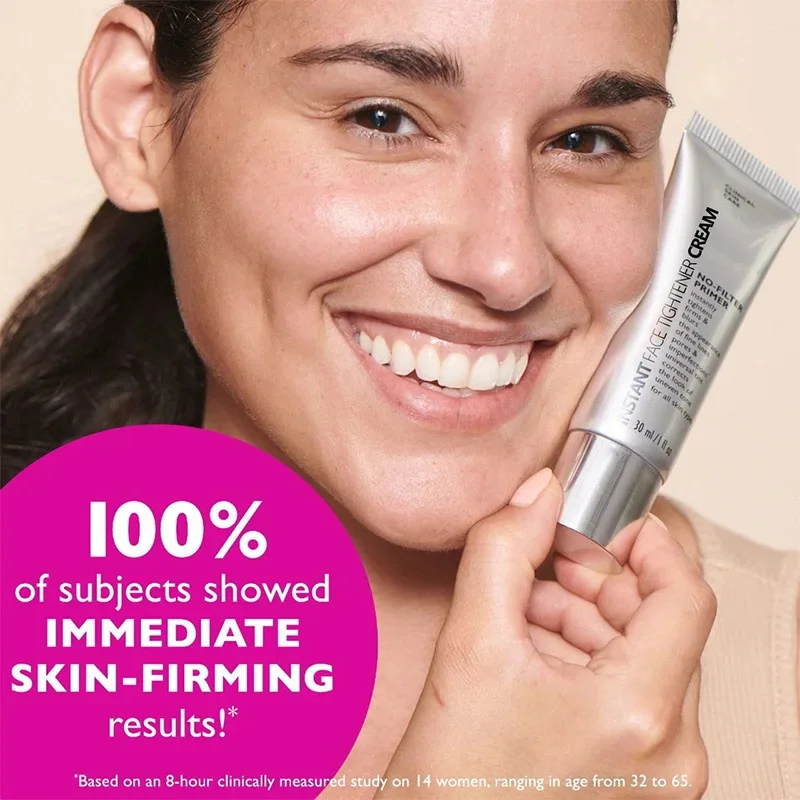 Base líquida para el estiramiento facial instantáneo, imprimación sin filtro, crema Base, Control de aceite, cobertura uniforme del tono de la piel, imperfecciones, maquillaje facial, 30ML