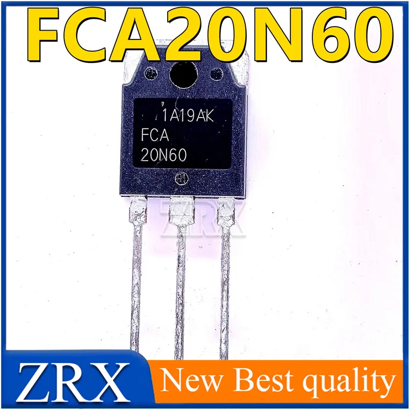 5Pcs/Lot New FCA20N60 20A/600V TO-3P field effect triode In Stock