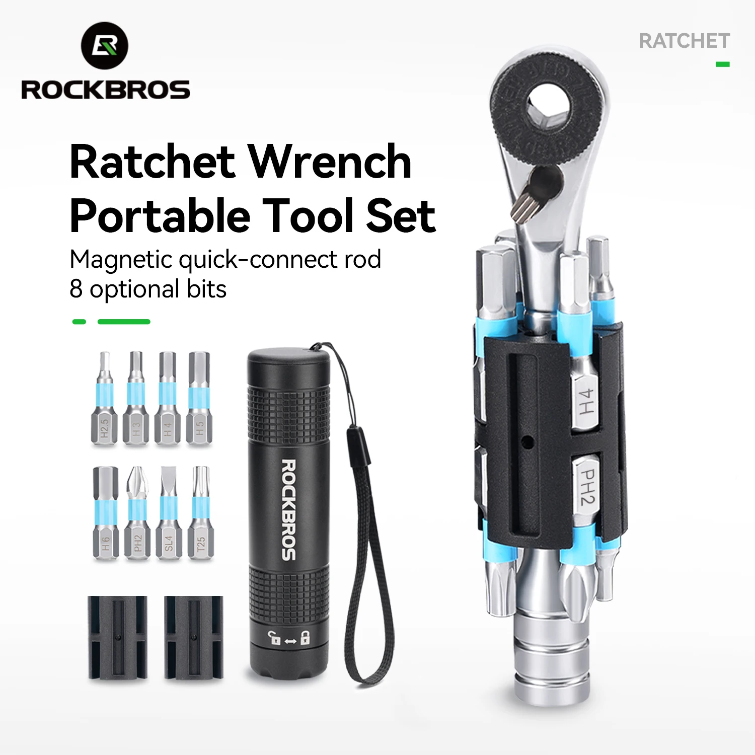 ROCKBROS 自転車ラチェットツールセット TG-8601 特別割引