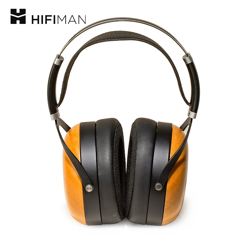 Original HIFIMAN SUNDARA Closed-Back Over-Ear Planar Magnetic Wired Hi-Fi Headphones with Stealth Magnet Design, Wood Ear Cups