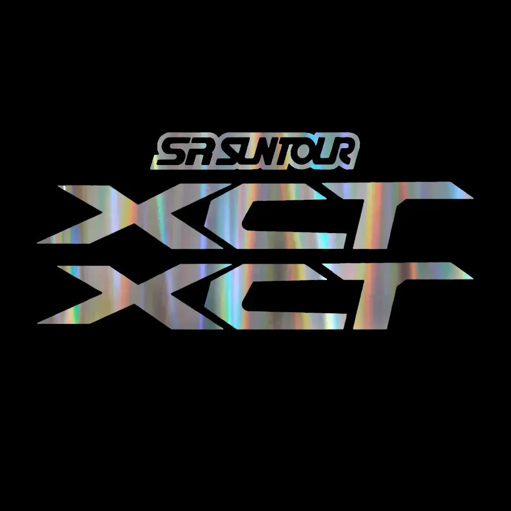 

Набор из 2 велосипедных наклеек "SR Suntour XCT" ярко-красного цвета, идеально подходящих для велоспорта, ноутбуков и любителей велоспорта.