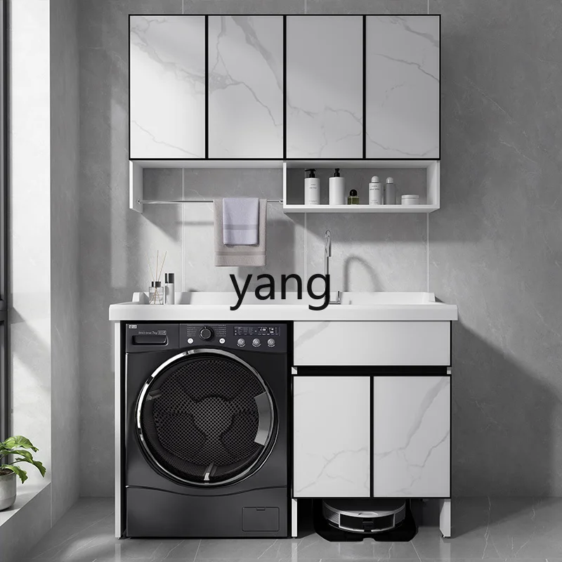 Yhl All-in-One Cabinet Custom Drum Washing Machine with Washboard Laundry Tub Slot