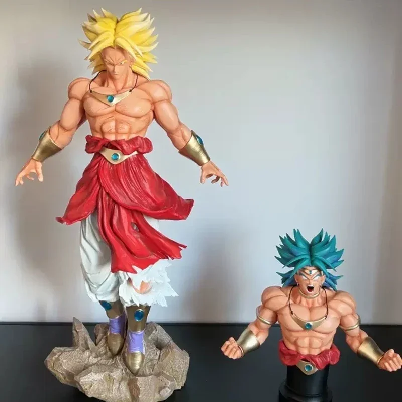 

Anime Broly Dragon Ball Figurine Broli Action Figures Full Body with Bust 60cm PVC Huge Collection Model Perimeter Ornament Toys