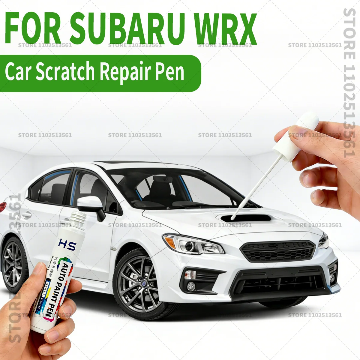 

Ручка-корректор для удаления царапин и ремонта краски для Subaru WRX 2000-2025: белый, платиновый серый, K2X, светло-голубой, новый раллийный синий, ледяной серебристый G1U