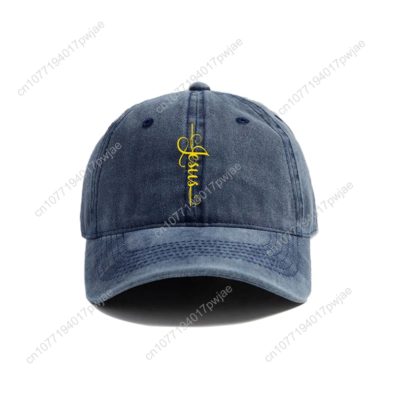 Jesus Cross Baseball Cap Zomer Jezus Christus Op Het Kruis God Verontruste Vader Hoeden Mannen Outdoor Verstelbare Katoenen Caps MZ-004