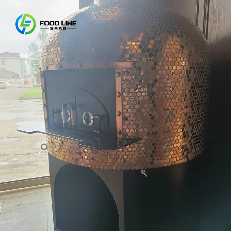 Professional Standing Type Pizza Oven Electric Gas Wood Fired Heavy Duty Commercial Bakery Shop Hotel customized Brick Clay