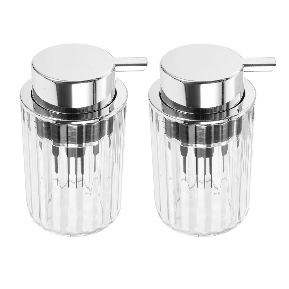 

2 PCS Bottle Foam Dispenser Pump Bathroom Soap Aesthetic Facial Cleansing Abs Foaming Dish Mousses