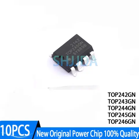 (10 pieces) New TOP242GN TOP243GN TOP244GN TOP245GN TOP246GN SOP-7 Original Power Chip