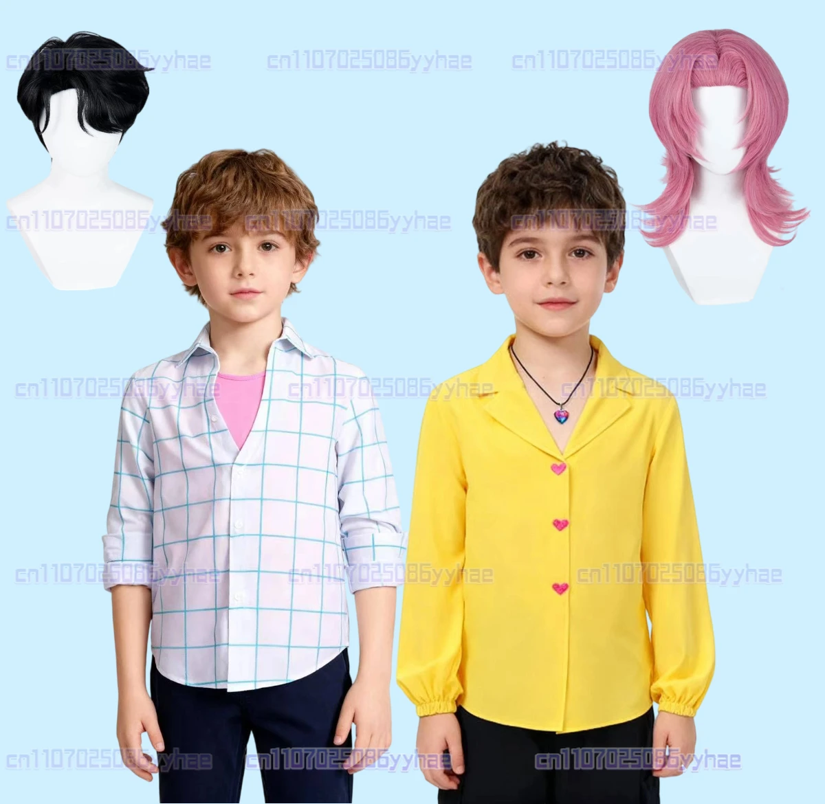 Halloween Demon Hunters Cos hombres Kpop Saja Boys Jinu Romance Cosplay camiseta conjunto