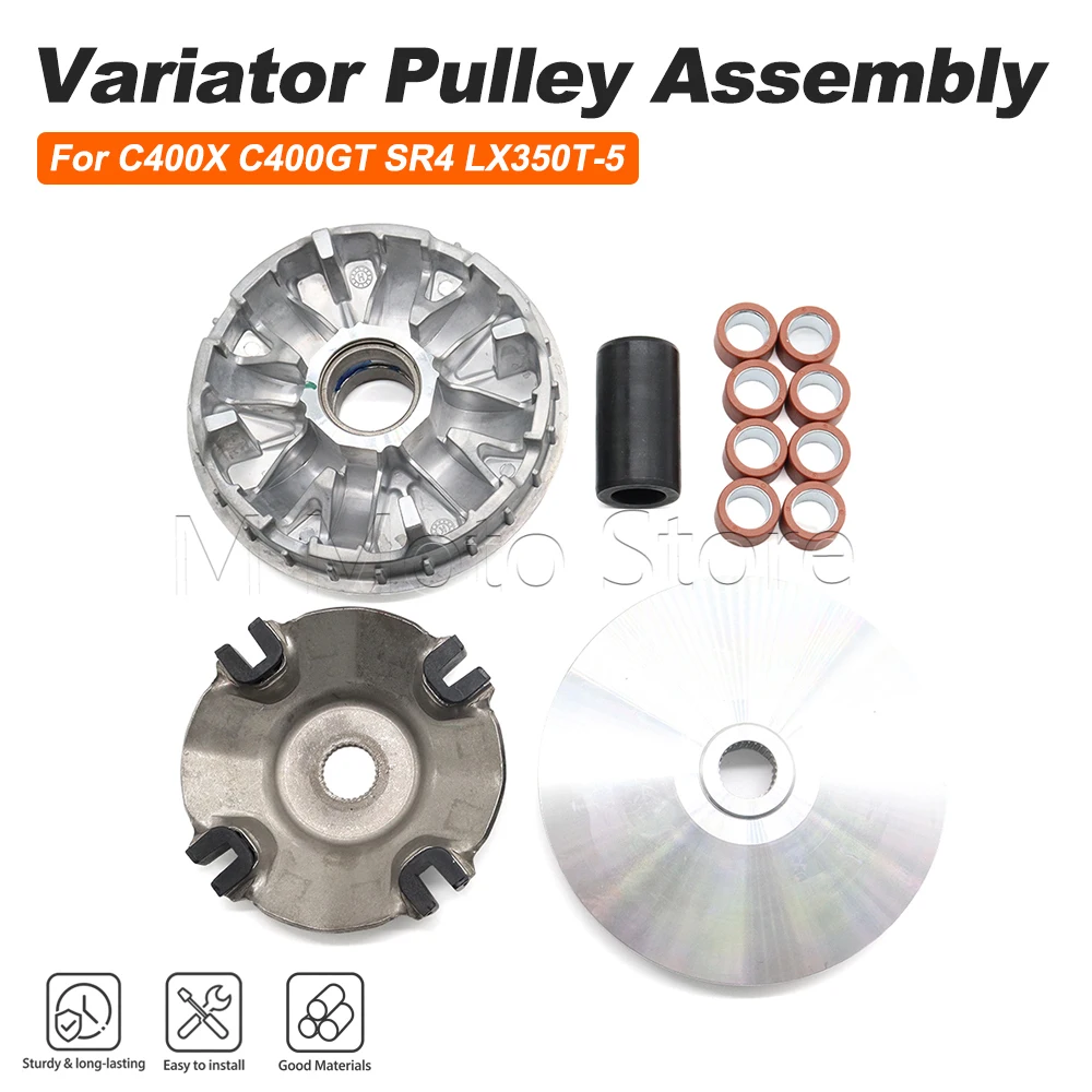 For BMW C400X K09 C400GT K08 C400 X GT 2018-2025 Motorcycle Active Variator Pulley Assembly Pulley Clutch Drive Plate Pulley