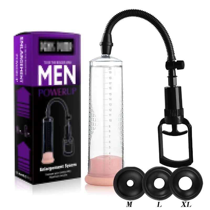 Men Penis Male for Penis and Improvement Suction Mode Pressure Training Adult Supplies Sex Toys Manual Penis Pump for Men 18+ view 6