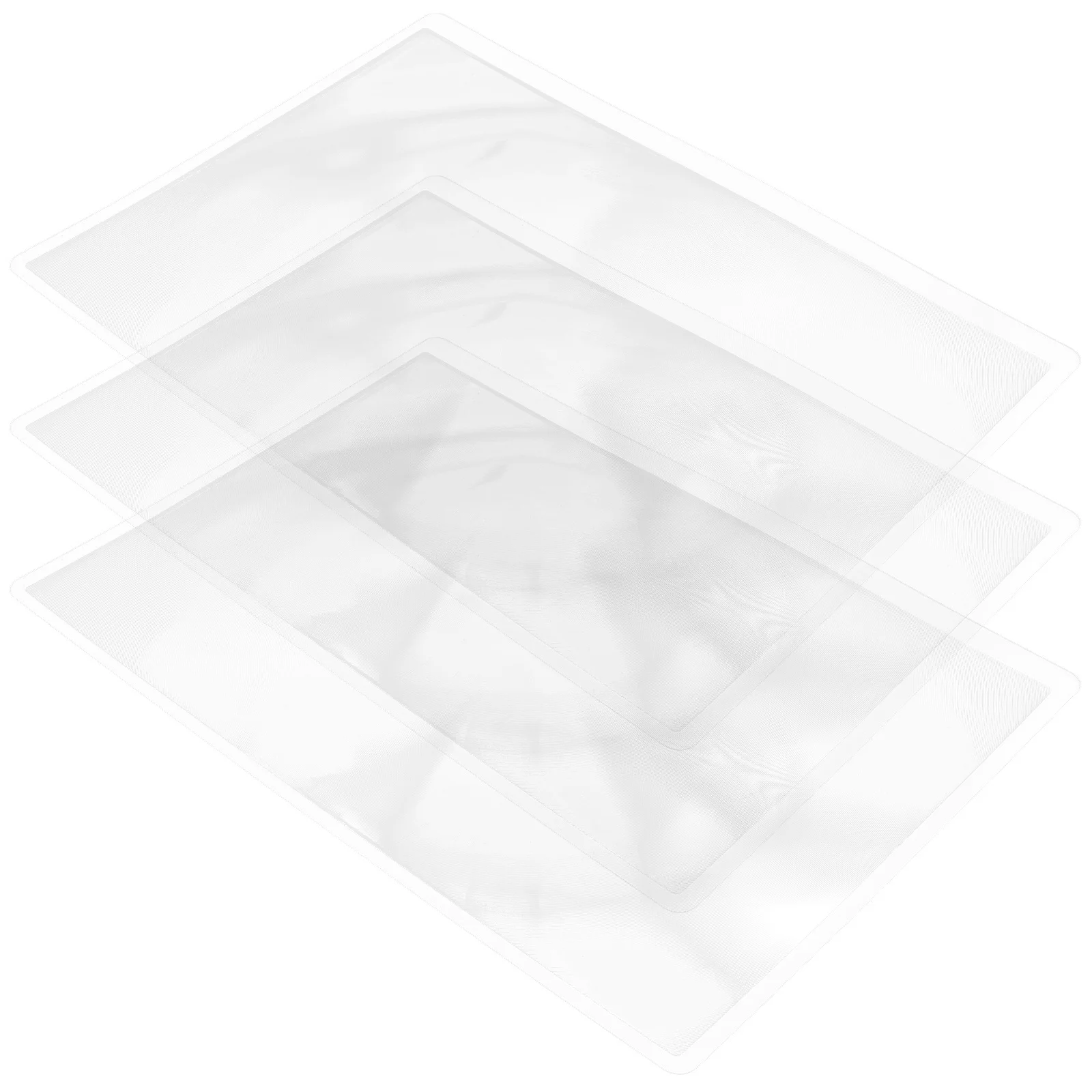 

3Pcs Large Reading Magnifier Sheet 3X - Full Page View for Books Documents - Shatterproof Lightweight Aid for Seniors Avid