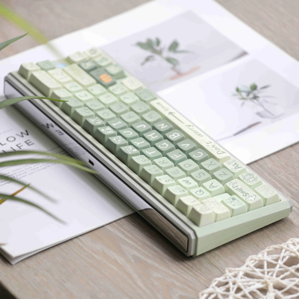 Dewdrop65 Aluminum Mechanical Keyboard Kit Wired Bluetooth Gasket Hot-Swap RGB CNC Customized 65% Gaming Keyboard for PC Laptop