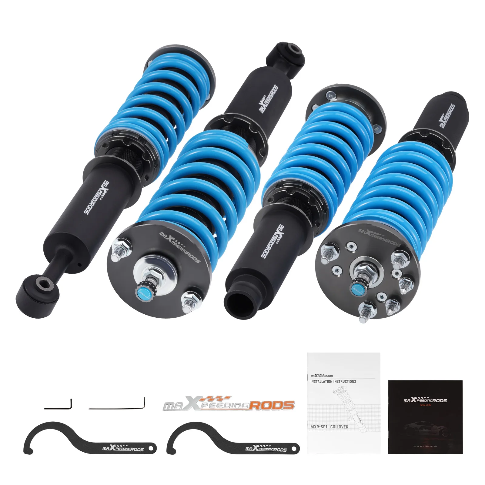 MaXpeedingrods COT6 Damper Coilovers Lowering Suspension Kit for Acura TSX 04-08 Adjustable Coilovers Lowering Kit