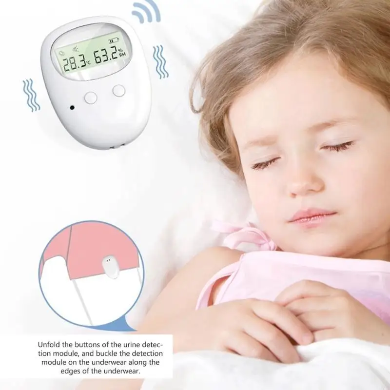 Nocturnal Enuresis Alarm Bedwetting Alarm Kids Potty Training Pee Alarm L8RB