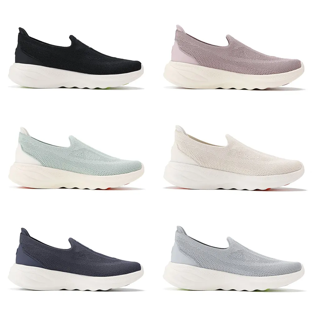 Li-Ning Women SOFT GO 2 KNIT Slip-on Casual Walking Shoes Breathable Cushion Flexible LiNing Comfortable Sports Sneakers AGLV018