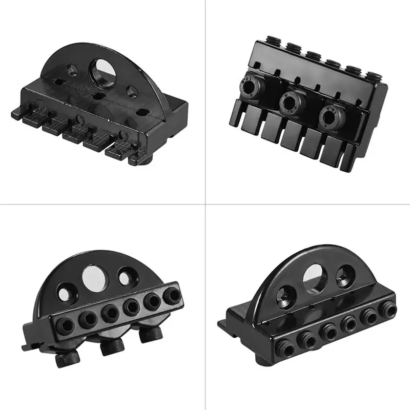 L79A 6-String Guitar Strings Lock Nut Set Headless Electric Guitar String Locking Nut Set Guitar Bridge Accessories