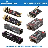 Radiomaster PWM Mini Receiver ER4 ER6 ER6G ER6GV ER8 ER8G ER8GV 4-8CH CRSF ExpressLRS 2.4GHz 100mw for RC Aircraft Boat Car