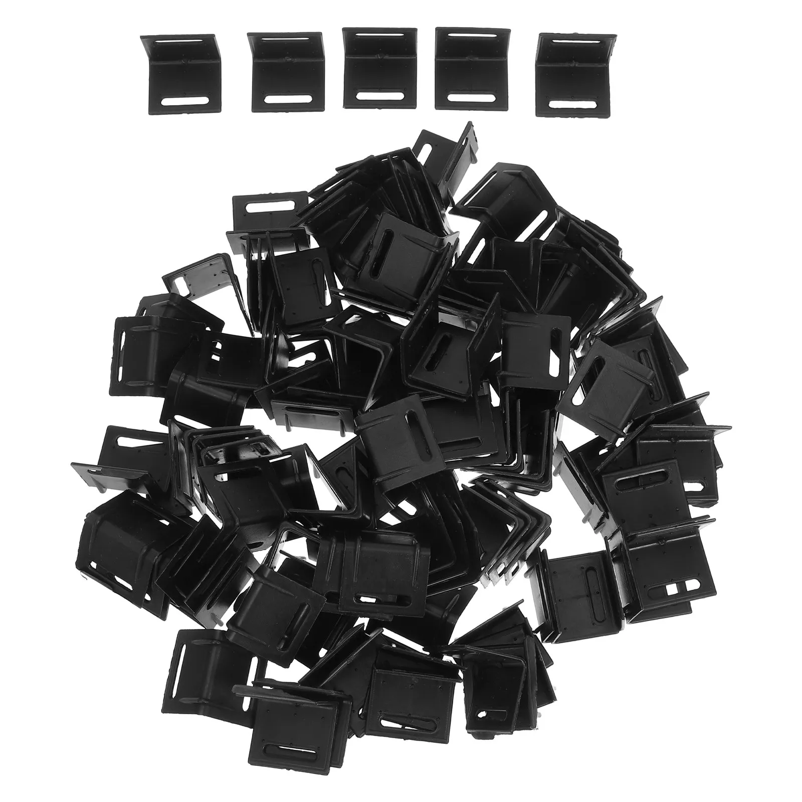 

100Pcs Plastic Cargo Corner Protector Triangular Edge Guard for Truck Load Securing Bundling Ratchet Strap Protector