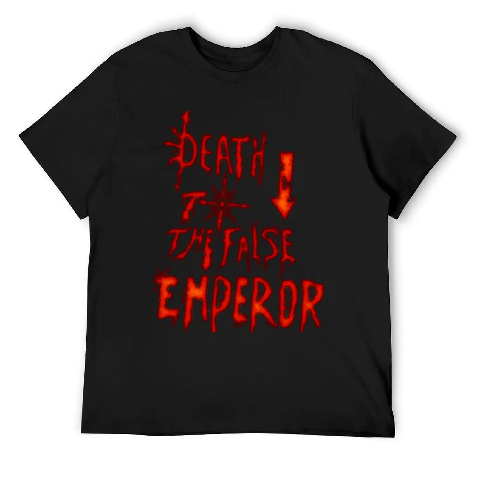 

Death to the False Emprah! (Khorne) T-Shirt summer 2025 vintage t shirts vintage mens graphic t-shirts hip hop