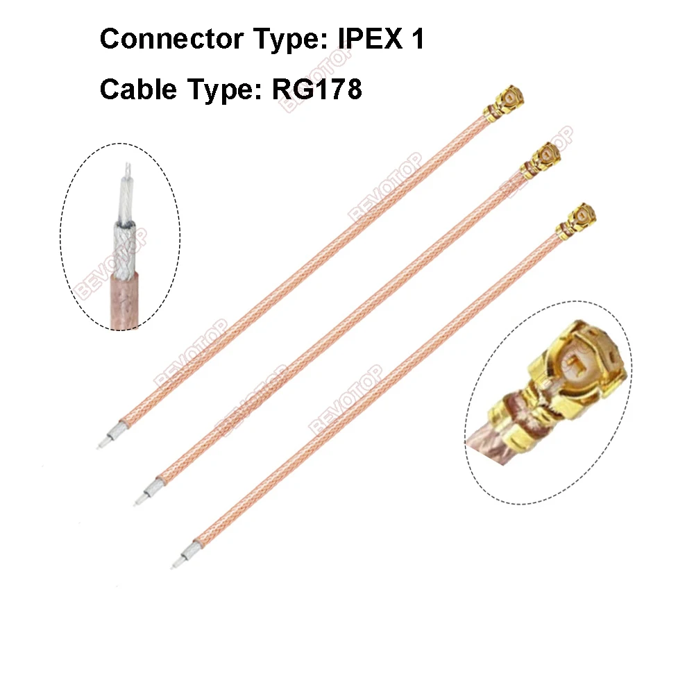 10 sztuk kabel pigtailowy 4 4/1 antena odbiornika XM XM Plus R-XSR RXSR do wielowirnikowego quadkoptera FPV RC 5 ~ 100CM