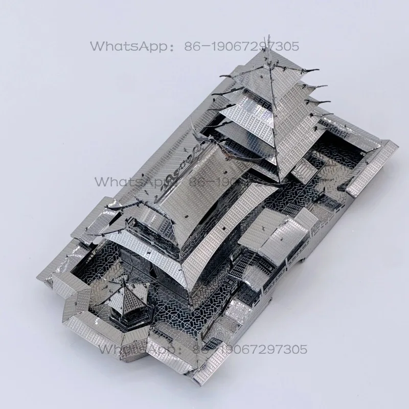 

Металлическая 3D-головоломка: Сборная модель ручной работы, игрушка-подарок, маленькое украшение, конструктор-пазл