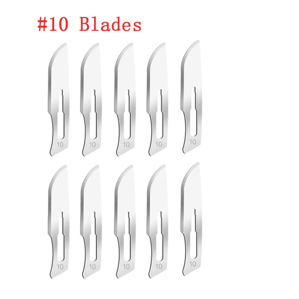 20Pcs Stainless Steel  Sculpting Blades For DIY Cutting Phone Repair Wood Carving Hand Tools 10/11/12/15/ 20/22/23/24#