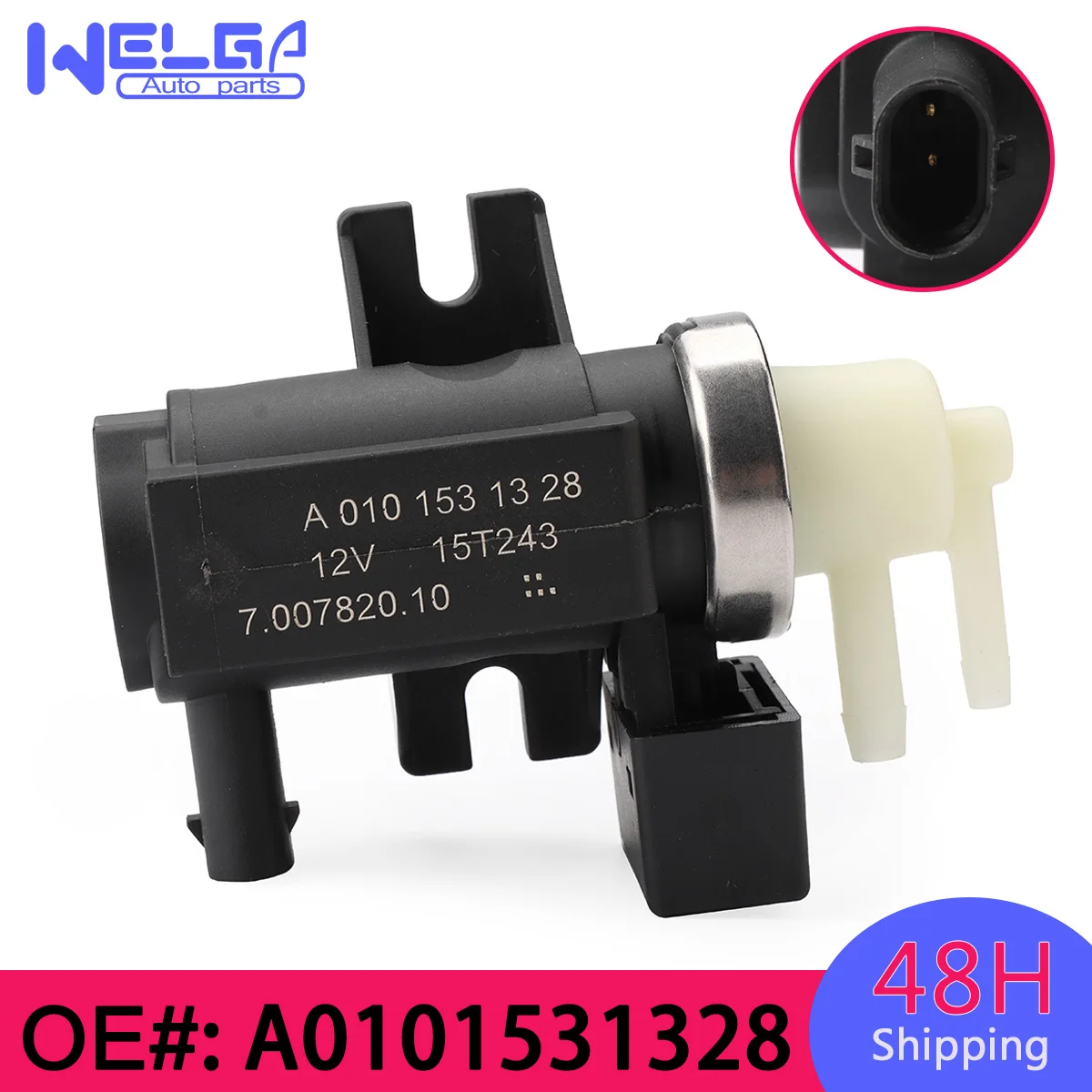 

Turbo Engine Control Valve Solenoid Pressure Valve A0101531328 FOR Mercedes-Benz GLC180 C200 A180 B200 274 270 A0081535428