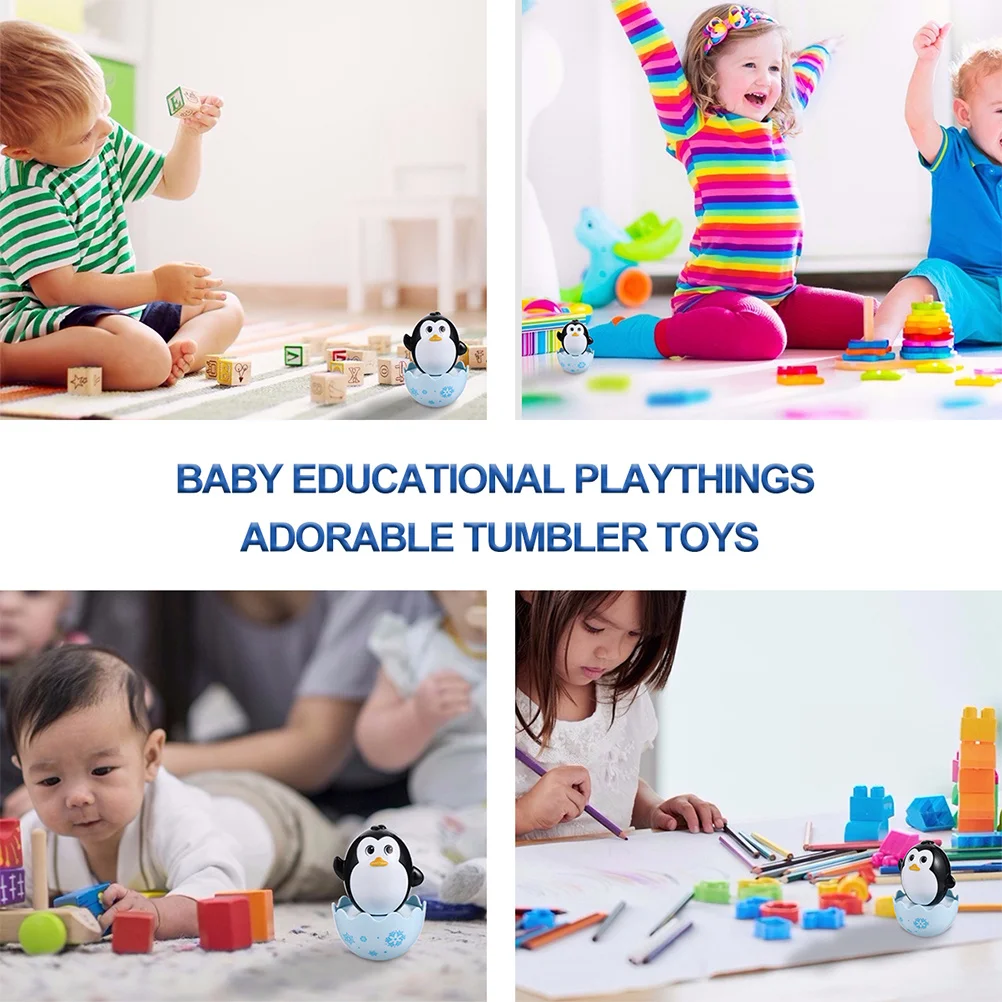 4 قطعة البهلوانات الأطفال شكل كرتوني جميل تصميم خاص تخفيف البكاء اختيار جيد بهلوان لعبة الحيوان بهلوان لعبة #6