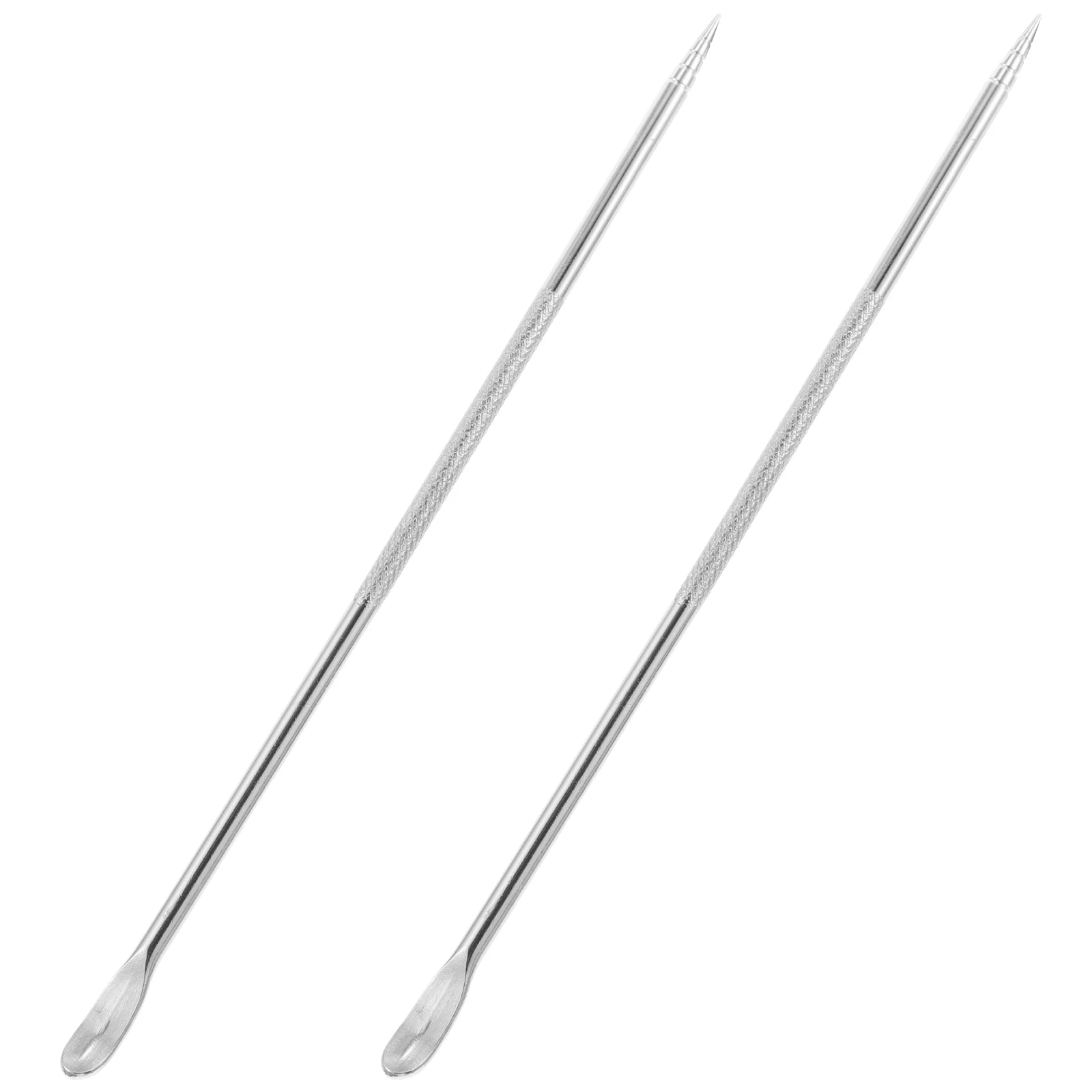 

2 Pcs Coffee Latte Needle Pull Pen Barbell Stirrer Mixer Stick Stainless Steel Craftsmanship Essential Tool for Coffee