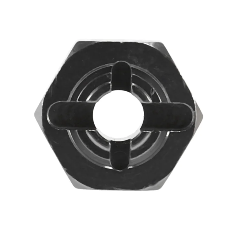 Adaptateur hexagonal de moyeu de roue de combinaison de 12Mm en alliage d'aluminium YSUN-20X, mises à niveau pour Wltoys 144001 1/14 RC, pièces de rechange de voiture, gris