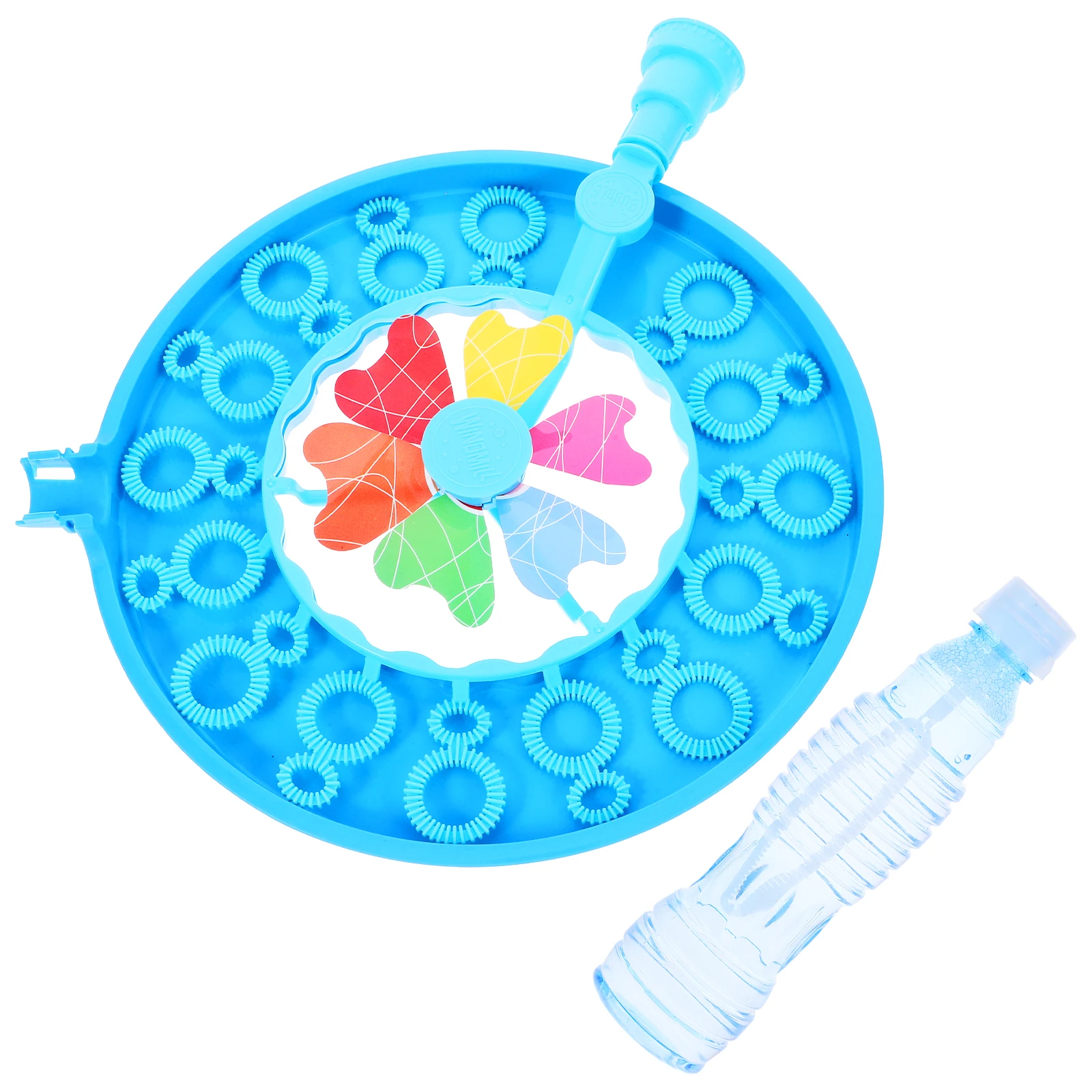 Windmolen Blower Herbruikbare Handheld Bubble Veilig Niet-giftig Outdoor Feestartikelen Cartoon Leuke Mooie Bubbels