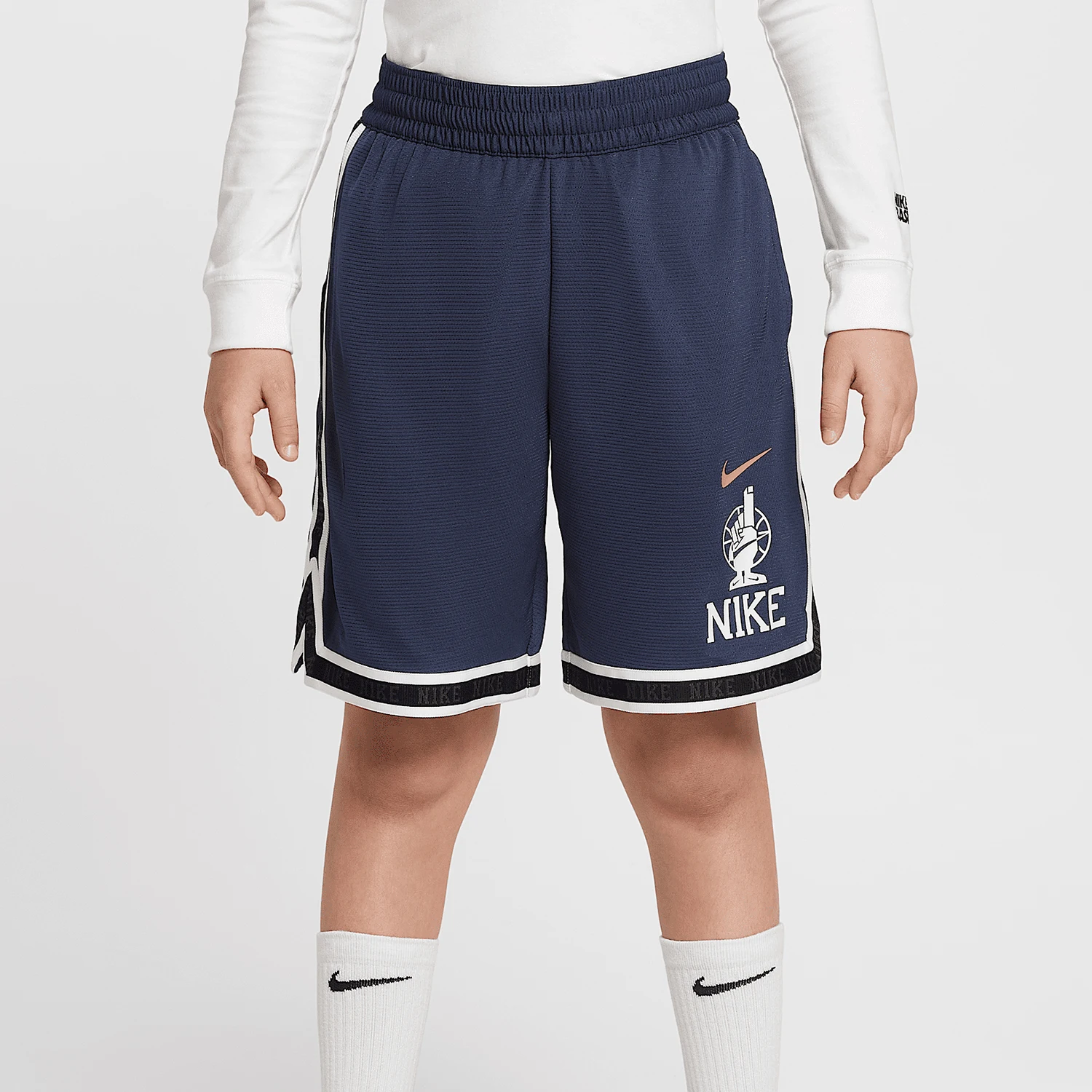 

Nike genuine Dri-FIT Children's Loose Basketball Sports Breathable Shorts IB9965-437