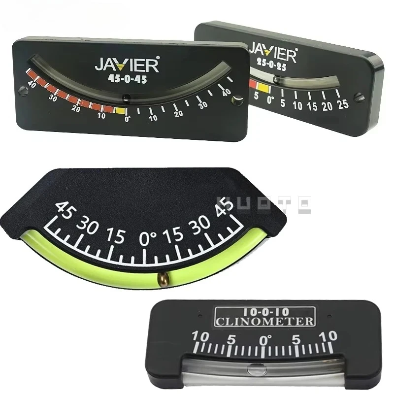 High Accuracy Micro Angle Ruler Scale Inclinometer Spirit Level Bubble Meter for Vehicle Medical Bed Woodworking 10/25/45 Degree
