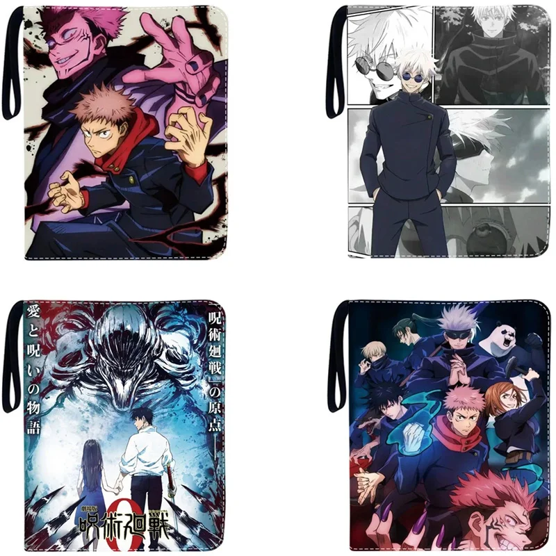 400pcs/900pcs Card Album Book Anime Jujutsu Kaisen Collection Card Zipper Game Cards Binder Holder kids Gift