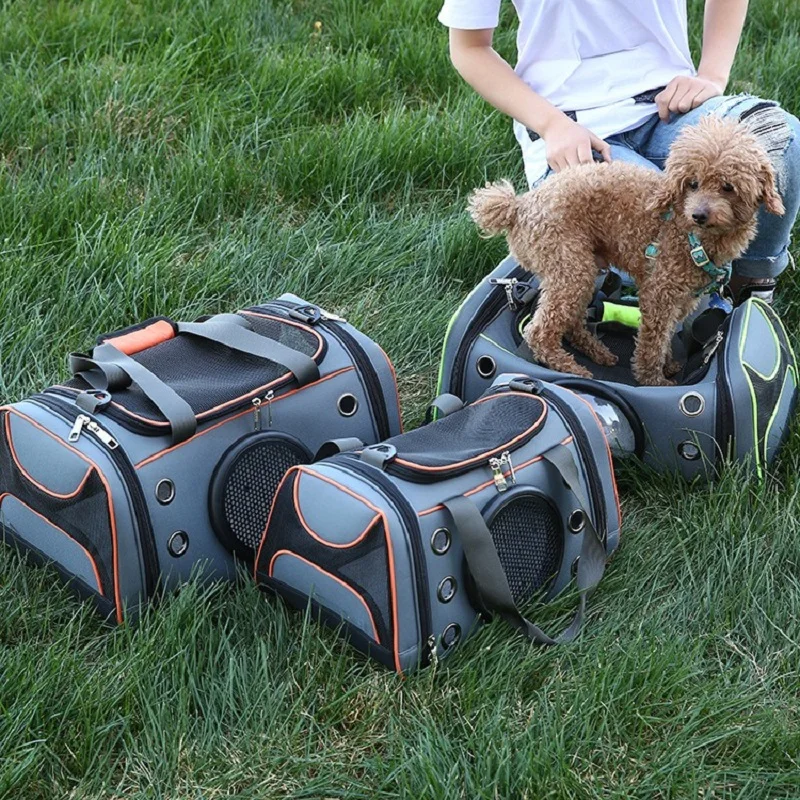 Pet bag Foldable space capsule portable cat carrier, transparent and breathable portable pet travel bag