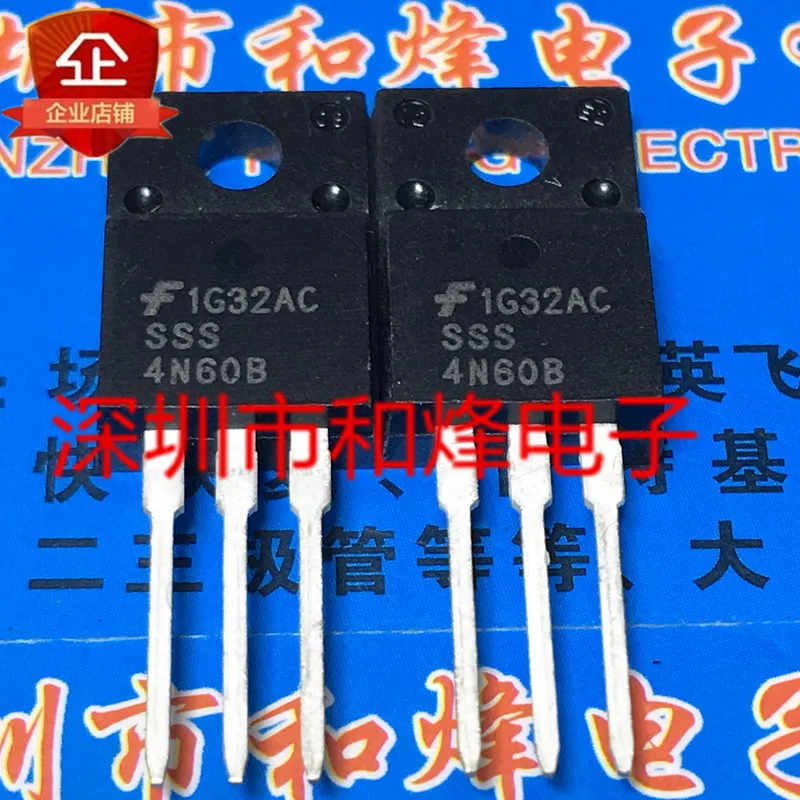 20PCS/LOT SSS4N60B  TO-220F 4A 600V    Datasheet - Electronic Component for Professional Use